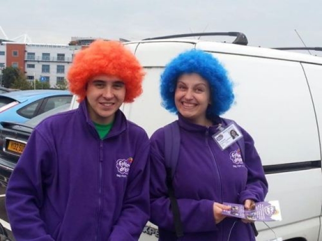Liz & David fundraising